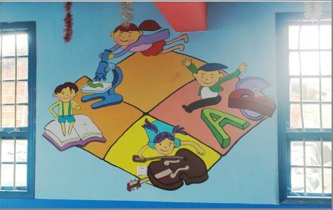 马边彝族自治县幼儿园墙体手绘