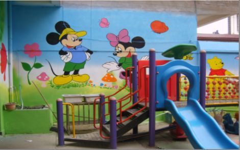 马边彝族自治县幼儿园室外彩绘